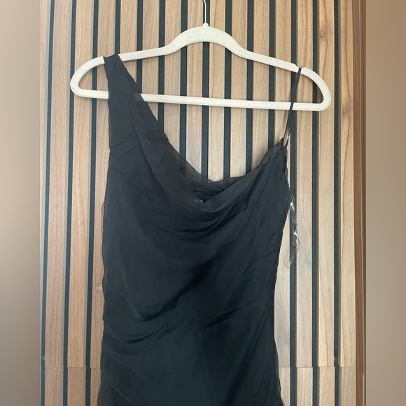 House of cb Elegant Black Ruffle Dress - Picture 7 of 7